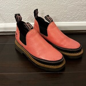 Pink Leather Romeo Georgia Boot